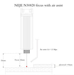 Graveur laser NEJE MASTER 3 avec module laser N30820, MASTER 3 avec N30820 (prise UE), MASTER 3 avec N30820 (prise US)