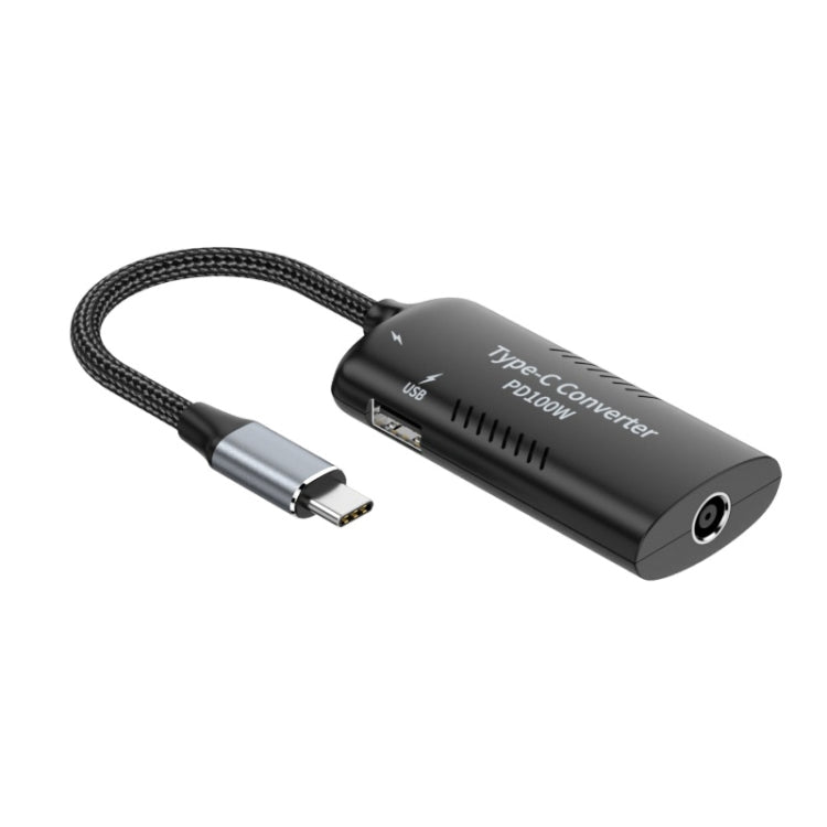 Adaptateur multifonction + Type-C + USB femelle vers Type-C, DC5521 / 5525, DC7406, DC7909, port carré