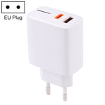 Chargeur rapide LZ-1130 PD 20W Type-C + QC 3.0 USB, prise 20W EU, prise 20W US