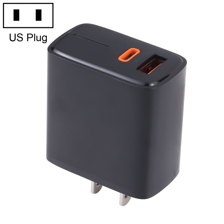 Chargeur rapide LZ-1130 PD 20W Type-C + QC 3.0 USB, prise 20W EU, prise 20W US