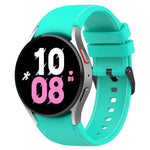 Bracelet de montre en silicone texturé cuir, pour Samsung Galaxy Watch5 / Watch5 Pro / Watch4