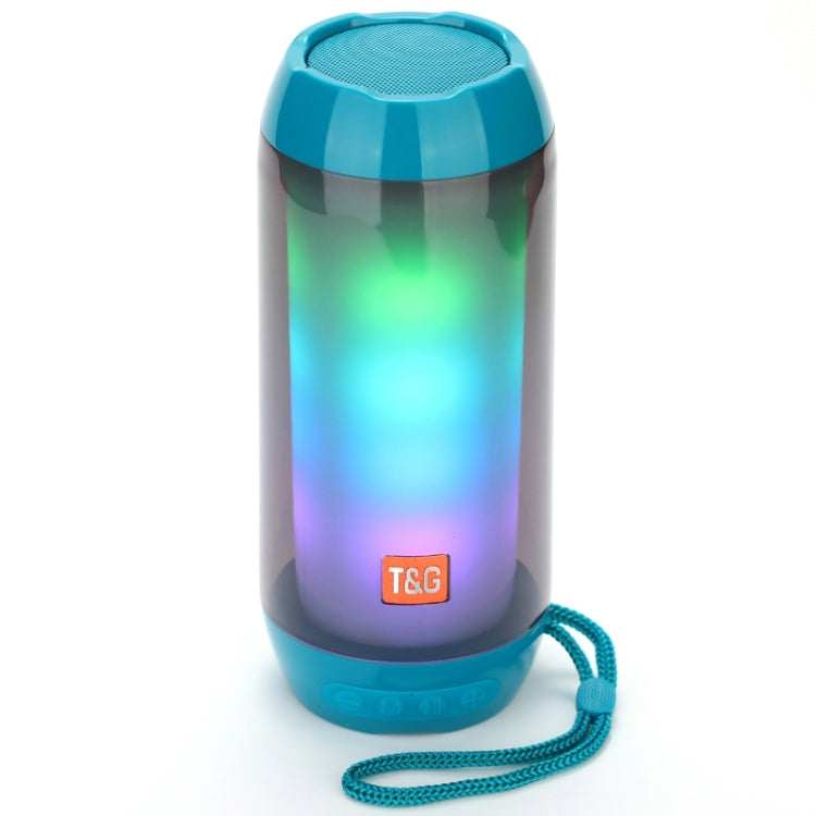 Enceinte Bluetooth sans fil subwoofer étanche à lumière LED portable T&G TG643
