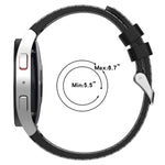 Bracelet de montre en silicone à texture cuir universel, pour Samsung Galaxy Watch5 / Watch5 Pro / Watch4