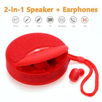 Enceinte Bluetooth sans fil mini 2 en 1 et casque sans fil T&G TG808