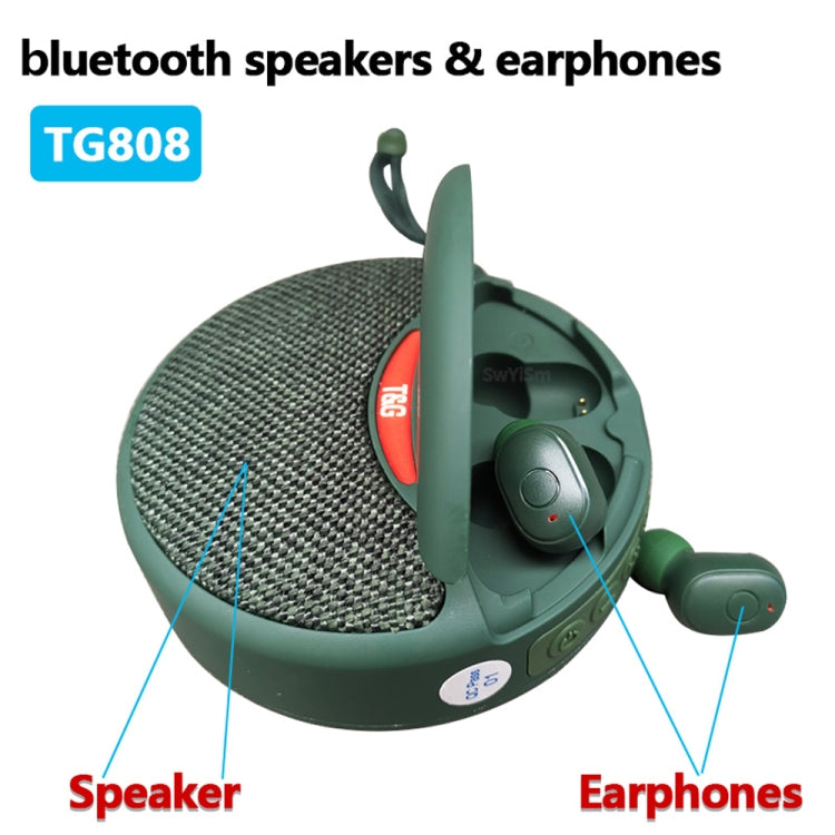 Enceinte Bluetooth sans fil mini 2 en 1 et casque sans fil T&G TG808
