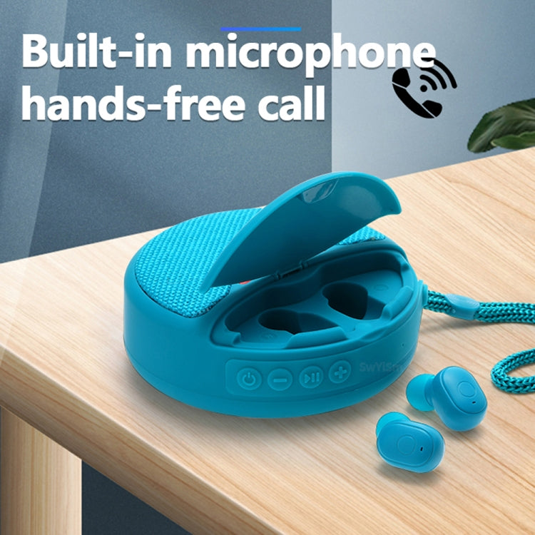 Enceinte Bluetooth sans fil mini 2 en 1 et casque sans fil T&G TG808