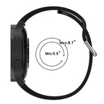 Bracelet de montre en silicone à rayures bicolores, pour Samsung Galaxy Watch5 / Watch5 Pro