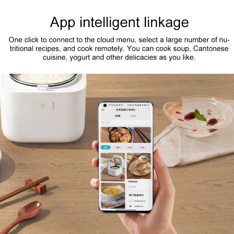 Mijia Xiaomi Original Mini-cuiseur à Riz Intelligent 1,5 L 2, prise CN, 1,5 L