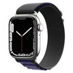 Bracelet en nylon, pour Apple Watch Series 8&7 45mm / SE 2&6&SE&5&4 44mm / 3&2&1 42mm, pour Apple Watch Series 8&7 45mm / SE 2&6&SE&5&4 44mm / 3&2&1 42mm