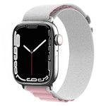 Bracelet en nylon, pour Apple Watch Series 8&7 45mm / SE 2&6&SE&5&4 44mm / 3&2&1 42mm, pour Apple Watch Series 8&7 45mm / SE 2&6&SE&5&4 44mm / 3&2&1 42mm
