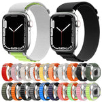 Bracelet en nylon, pour Apple Watch Series 8&7 45mm / SE 2&6&SE&5&4 44mm / 3&2&1 42mm, pour Apple Watch Series 8&7 45mm / SE 2&6&SE&5&4 44mm / 3&2&1 42mm