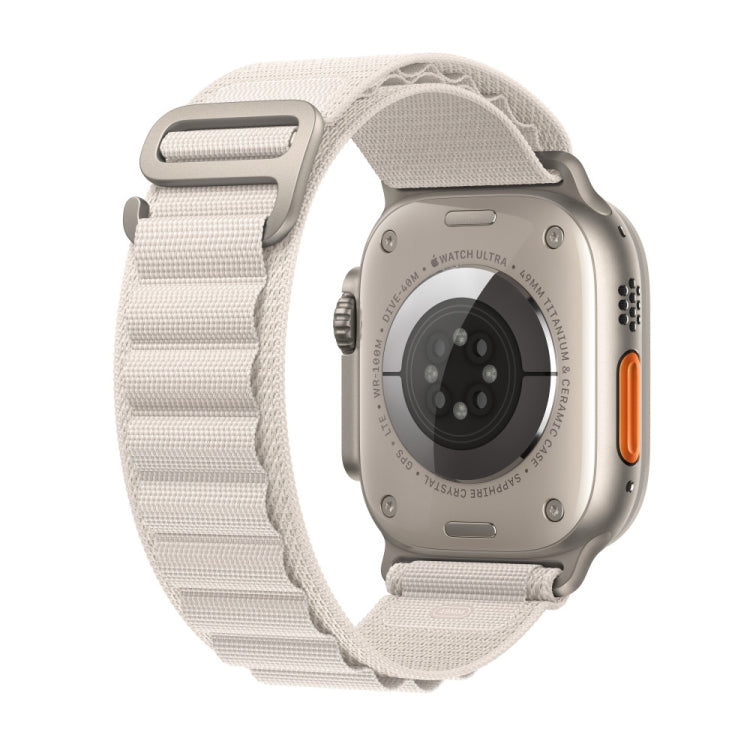 Bracelet en nylon tressé, pour Apple Watch 46mm / 49mm / 45mm / 44mm