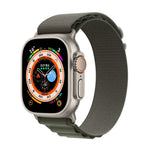 Bracelet en nylon tressé, pour Apple Watch 46mm / 49mm / 45mm / 44mm