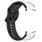 Bracelet de montre en silicone bicolore, Pour Samsung Galaxy Watch4 Classic 46mm / Watch4 44mm, Pour Samsung Galaxy Watch4 Classic 42mm / Watch4 40mm, Pour Samsung Galaxy Watch5 Pro / Watch5