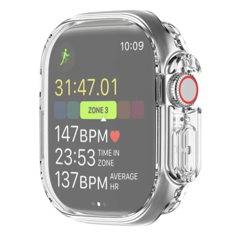 Coque de protection transparente tout compris en TPU pour Apple Watch Ultra 1 / 2 / 3 49mm, pour Apple Watch Ultra 1 / 2 / 3 49mm