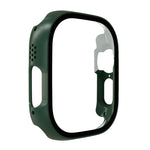 Film en verre trempé avec boîtier PC, pour Apple Watch Ultra 1 / 2 / 3 49mm