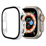 Film en verre trempé avec boîtier PC, pour Apple Watch Ultra 1 / 2 / 3 49mm