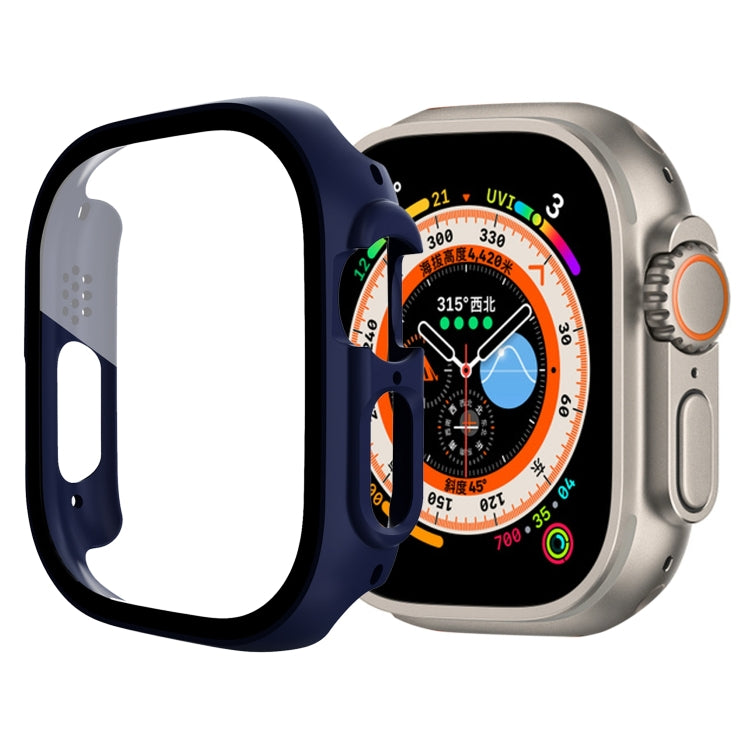 Film en verre trempé avec boîtier PC, pour Apple Watch Ultra 1 / 2 / 3 49mm