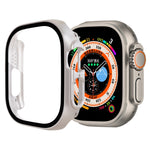 Film en verre trempé avec boîtier PC, pour Apple Watch Ultra 1 / 2 / 3 49mm