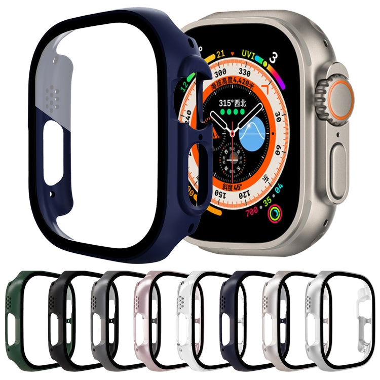 Film en verre trempé avec boîtier PC, pour Apple Watch Ultra 1 / 2 / 3 49mm