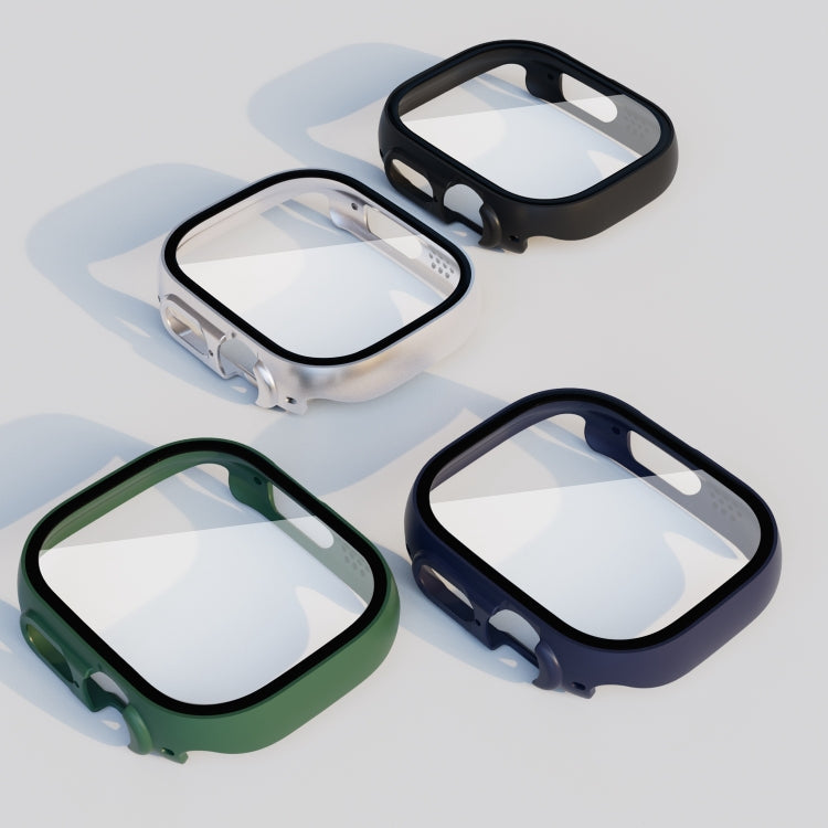 Film en verre trempé avec boîtier PC, pour Apple Watch Ultra 1 / 2 / 3 49mm
