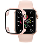 Film en Verre Trempé, Boîtier de Protection pour Apple Watch Series SE 3&SE 2&6&SE&5&4 44mm, pour Apple Watch Series SE 3&SE 2&6&SE&5&4 40mm