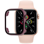 Film en Verre Trempé, Boîtier de Protection pour Apple Watch Series SE 3&SE 2&6&SE&5&4 44mm, pour Apple Watch Series SE 3&SE 2&6&SE&5&4 40mm
