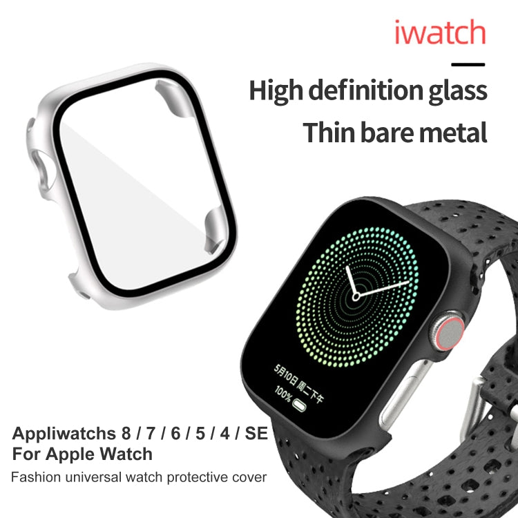 Film en Verre Trempé, Boîtier de Protection pour Apple Watch Series SE 3&SE 2&6&SE&5&4 44mm, pour Apple Watch Series SE 3&SE 2&6&SE&5&4 40mm