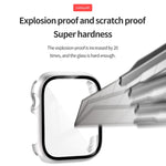 Film en Verre Trempé, Boîtier de Protection pour Apple Watch Series SE 3&SE 2&6&SE&5&4 44mm, pour Apple Watch Series SE 3&SE 2&6&SE&5&4 40mm
