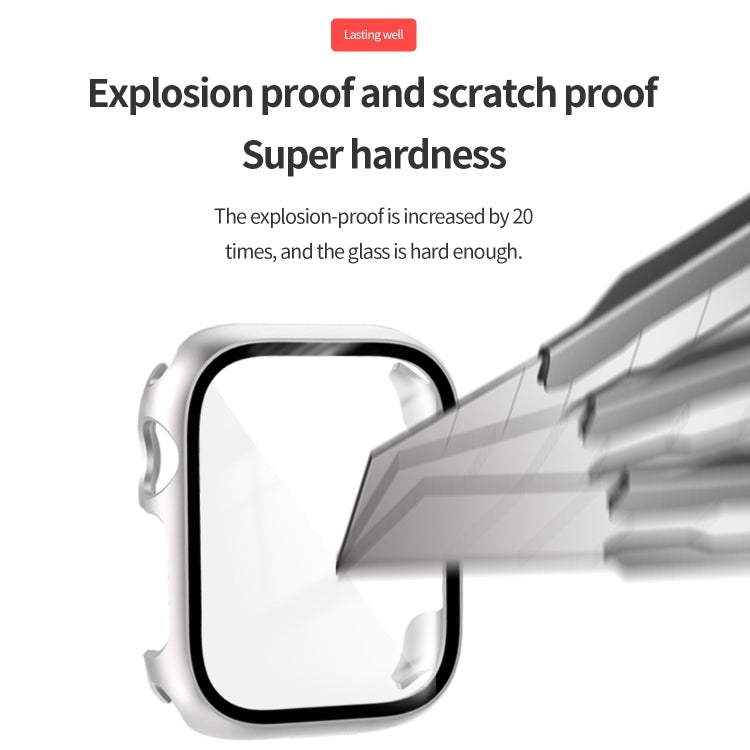 Film en Verre Trempé, Boîtier de Protection pour Apple Watch Series SE 3&SE 2&6&SE&5&4 44mm, pour Apple Watch Series SE 3&SE 2&6&SE&5&4 40mm