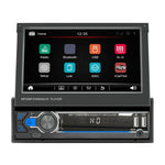 Lecteur MP5 de voiture rétractable 7 pouces 9901, prend en charge la radio FM et l'accès à Internet via un téléphone portable, 9901