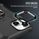 Ring Holder Armor Hybrid Phone Case, For iPhone 11, For iPhone 11 Pro, For iPhone 11 Pro Max, For iPhone 13 Pro
