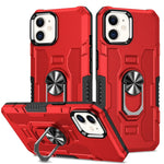 Ring Holder Armor Hybrid Phone Case, For iPhone 11, For iPhone 11 Pro, For iPhone 11 Pro Max, For iPhone 13 Pro