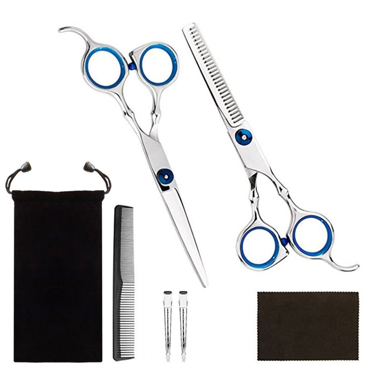 Kit de ciseaux de coiffure professionnels pour désépaissir les cheveux, 2 pièces, 7 pièces, 12 pièces