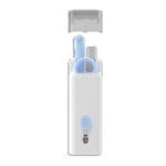 Q6E 7 in 1 Bluetooth Headphone Computer Keyboard Cleaning Tools Set, Q6E Blue, Q6E Pink