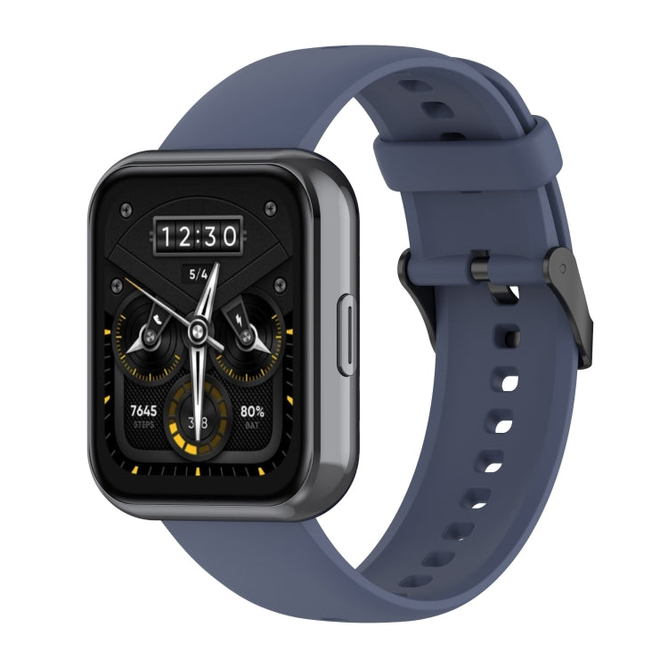 Solid Color Soft Silicone Watch Band, For Realme Watch 3