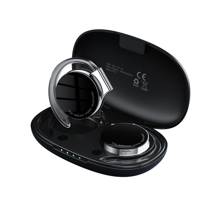 Écouteurs sans fil étanches à suppression de bruit Bluetooth T&G F2 avec fixation auriculaire