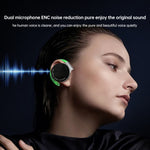 Écouteurs sans fil étanches à suppression de bruit Bluetooth T&G F2 avec fixation auriculaire