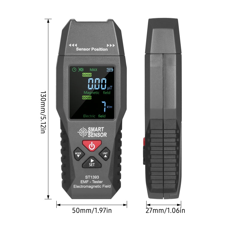 Détecteur portable de rayonnement électromagnétique SmartSensor AS1392, SmartSensor AS1392