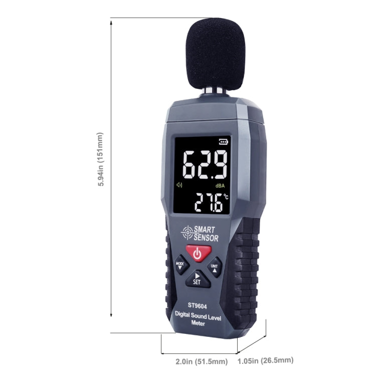 Détecteur de décibels SmartSensor dB, testeur audio, ST9604, AS804