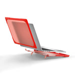 Coque de protection anti-chute bicolore en TPU + PC pour ordinateur portable, compatible avec MacBook Air 13,6 pouces A2681 2022 / M3 2024 A3113 / M4 2025 A3240