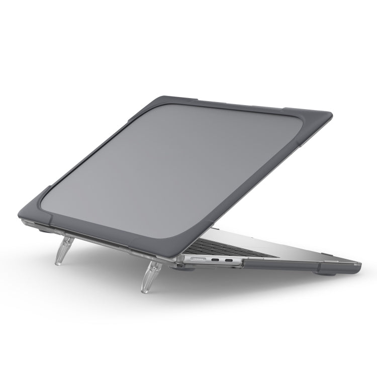 Coque de protection anti-chute bicolore en TPU + PC pour ordinateur portable, compatible avec MacBook Air 13,6 pouces A2681 2022 / M3 2024 A3113 / M4 2025 A3240