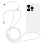 Crossbody Lanyard Liquid Silicone Case, For iPhone 14 Pro Max, For iPhone 13, For iPhone 13 Pro