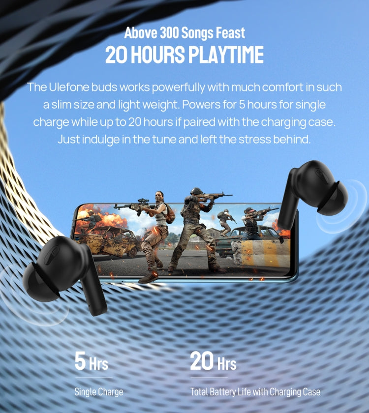 Écouteurs sans fil Ulefone Buds TWS True Bluetooth d'origine