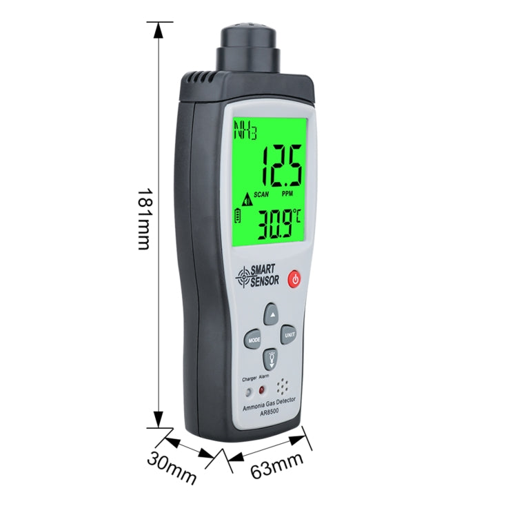 Détecteur de gaz ammoniac NH3 portable SmartSensor AR8500, AR8500