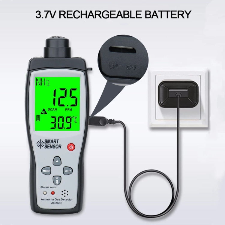 Détecteur de gaz ammoniac NH3 portable SmartSensor AR8500, AR8500
