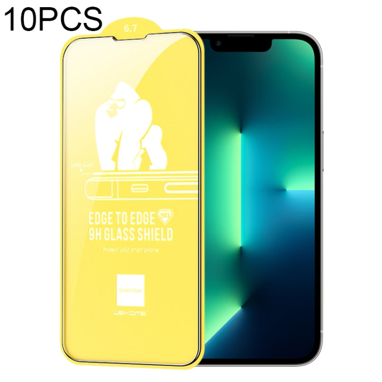 10 PCS WEKOME 9D Curved HD Tempered Glass Film, For iPhone 14 (10pcs), For iPhone 14 Plus (10 PCS), For iPhone 14 Pro (10 PCS), For iPhone 14 Pro Max (10 PCS), (10pcs), For iPhone 13 (10pcs), For iPhone 12 mini (10 PCS), For iPhone 12 / 12 Pro (10 PCS)...