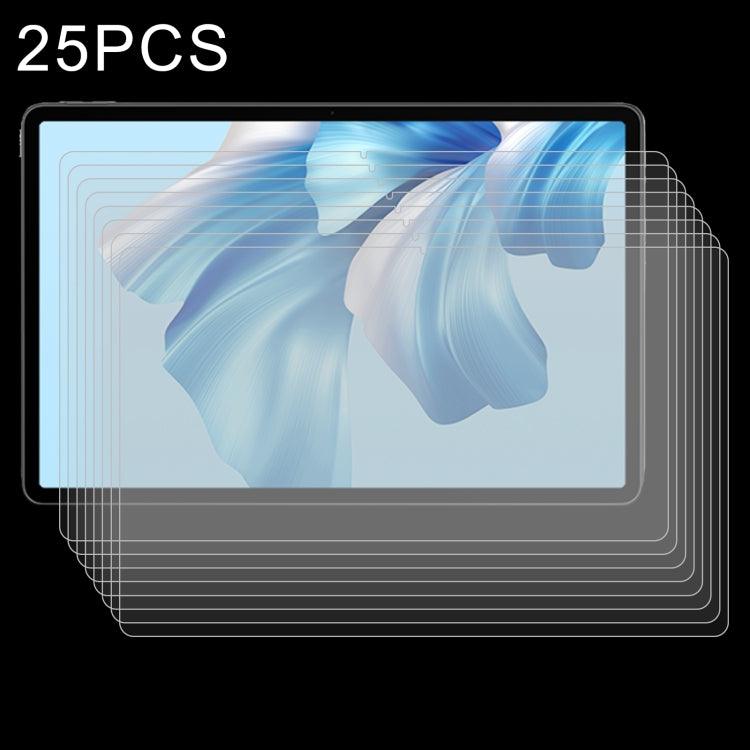 Lot de 25 films de protection d'écran en verre trempé antidéflagrant 9H de 0,3 mm, pour Huawei MateBook E Go (25 PCS), pour Lenovo Pad Pro 2022 11,2 pouces / Tab P11 Pro Gen 2 11,2 (25 PCS)