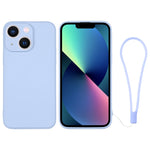 Silicone Phone Case with Wrist Strap, For iPhone 13 mini, For iPhone 13, For iPhone 13 Pro, For iPhone 13 Pro Max