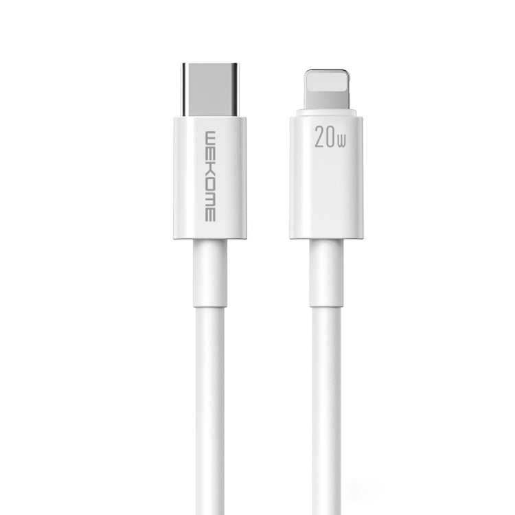 WEKOME WDC-168 Original Series Câble de données de charge rapide PD 20W USB-C / Type-C vers 8 broches, Longueur: 1m